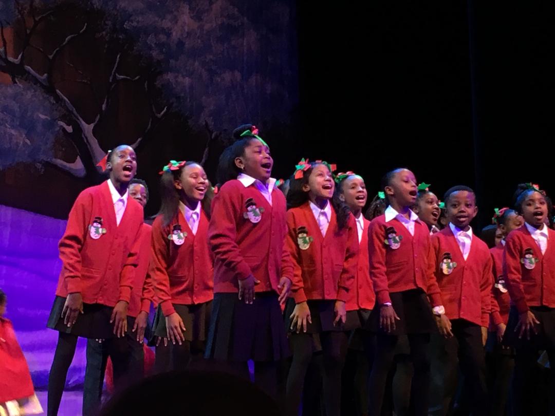 Debbie Allen's Hot Chocolate Nutcracker Chior. Back up singers to Tichina Arnold
