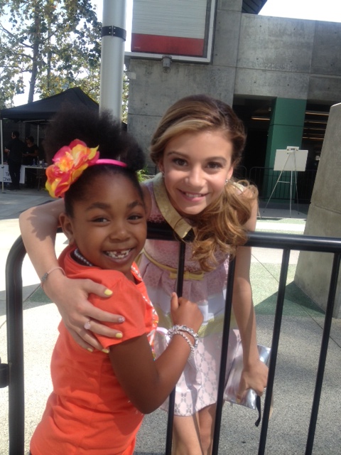 Jessica and G. Hannelius (Avery) from Dog with the Blog at Radio Disney Awards 2013