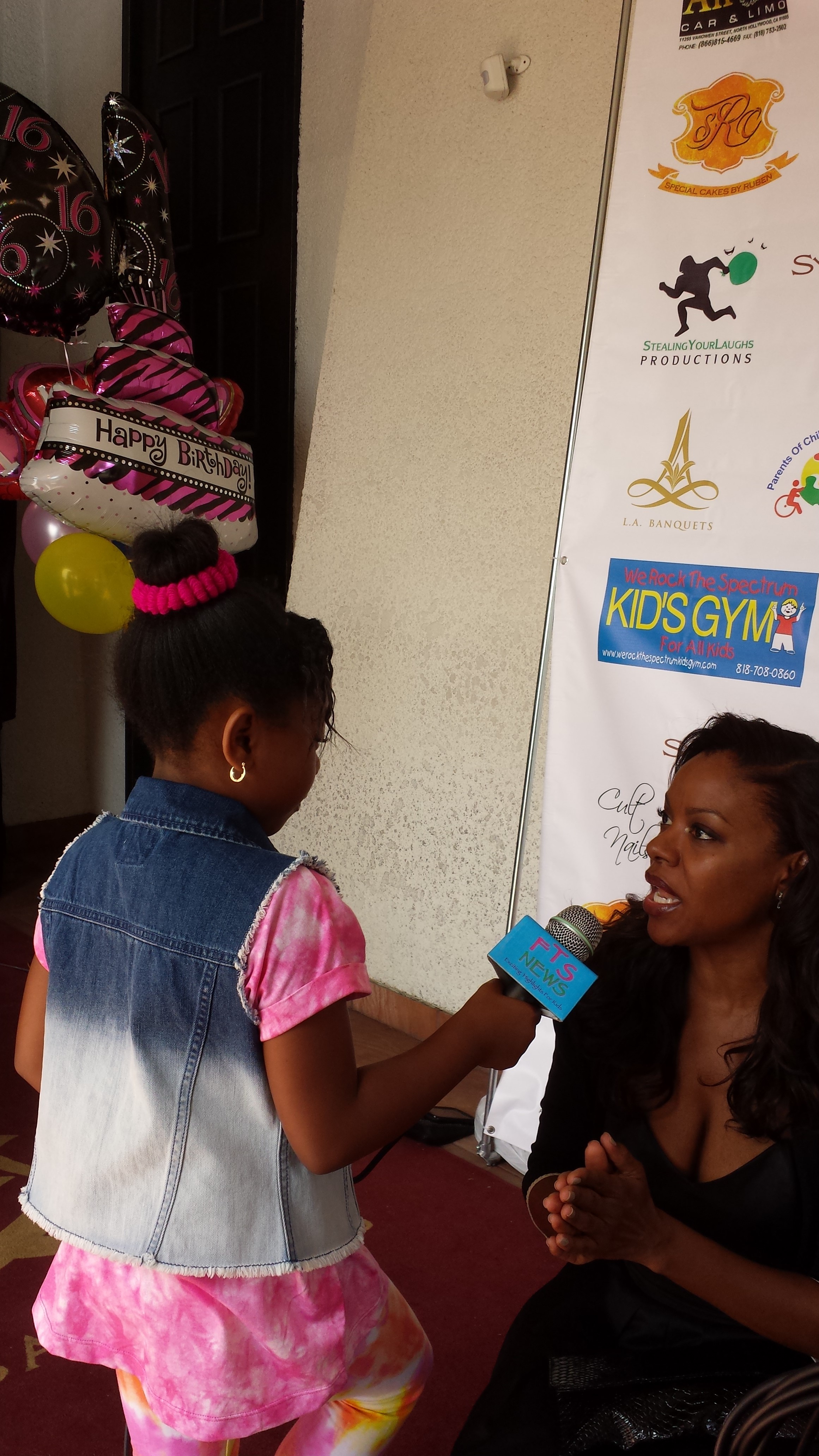 Jessica Mikayla Adams Interviewing Nadine Ellis from Lets Stay Together for FTS News