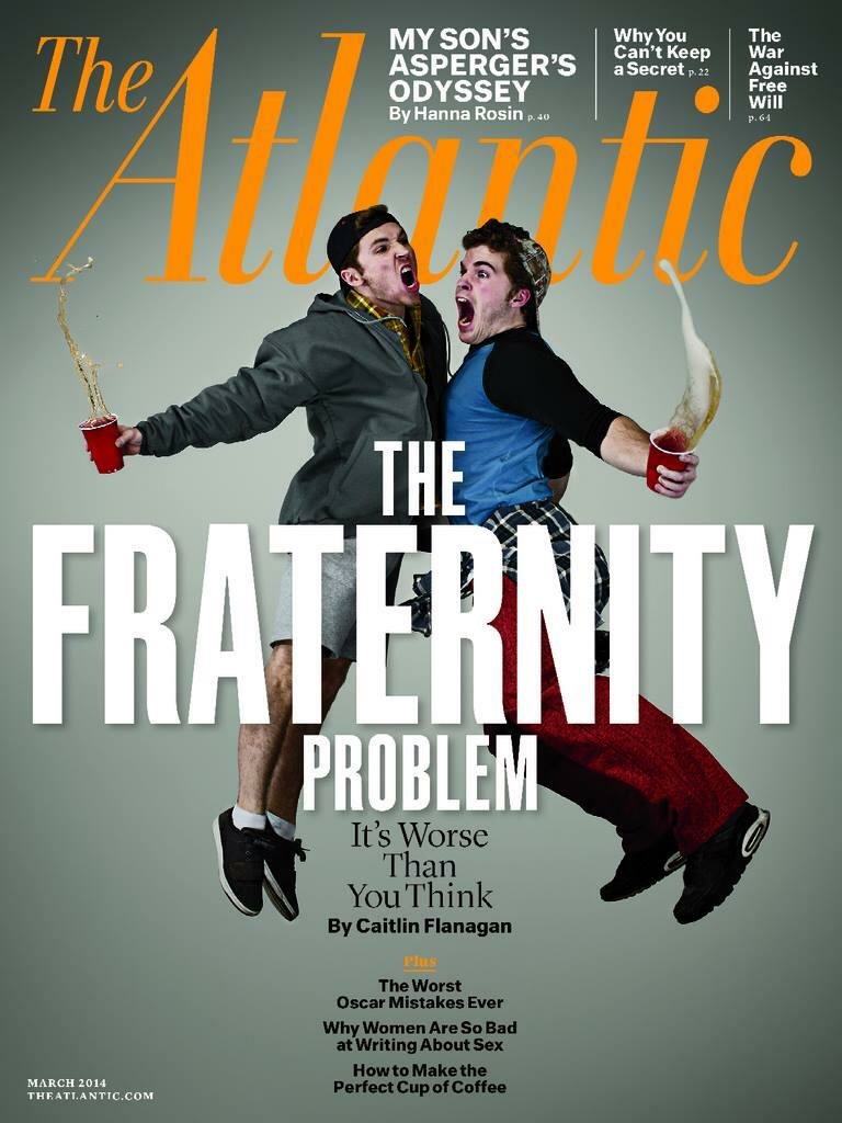 Casey Sullivan on the cover of The Atlantic magazine.