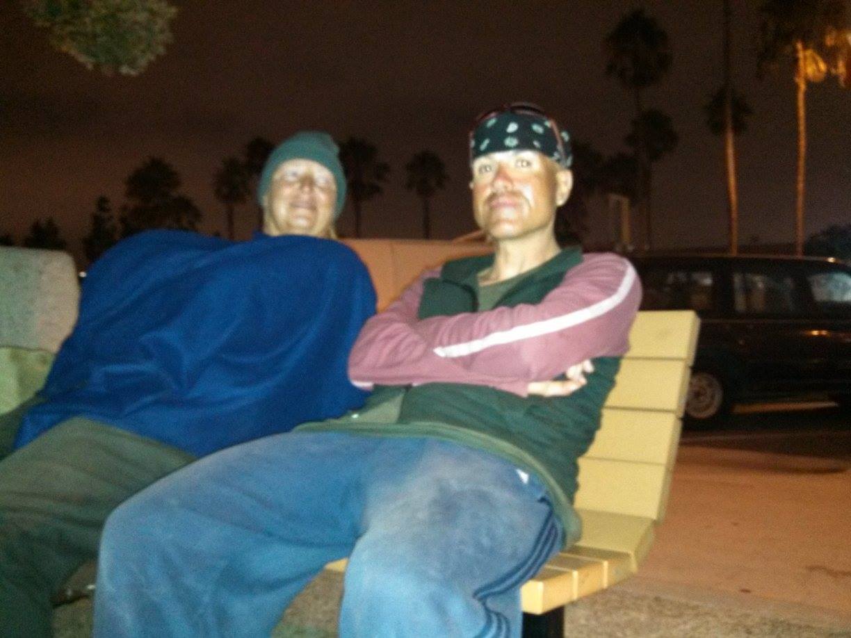 There are 3 guys I met in San Diego will be in the story. Here's Mark. He really is a kind, innocent spirit always going along with others. He had blankets and a place for me to sleep. Sean would beat him up one night over peanut butter.