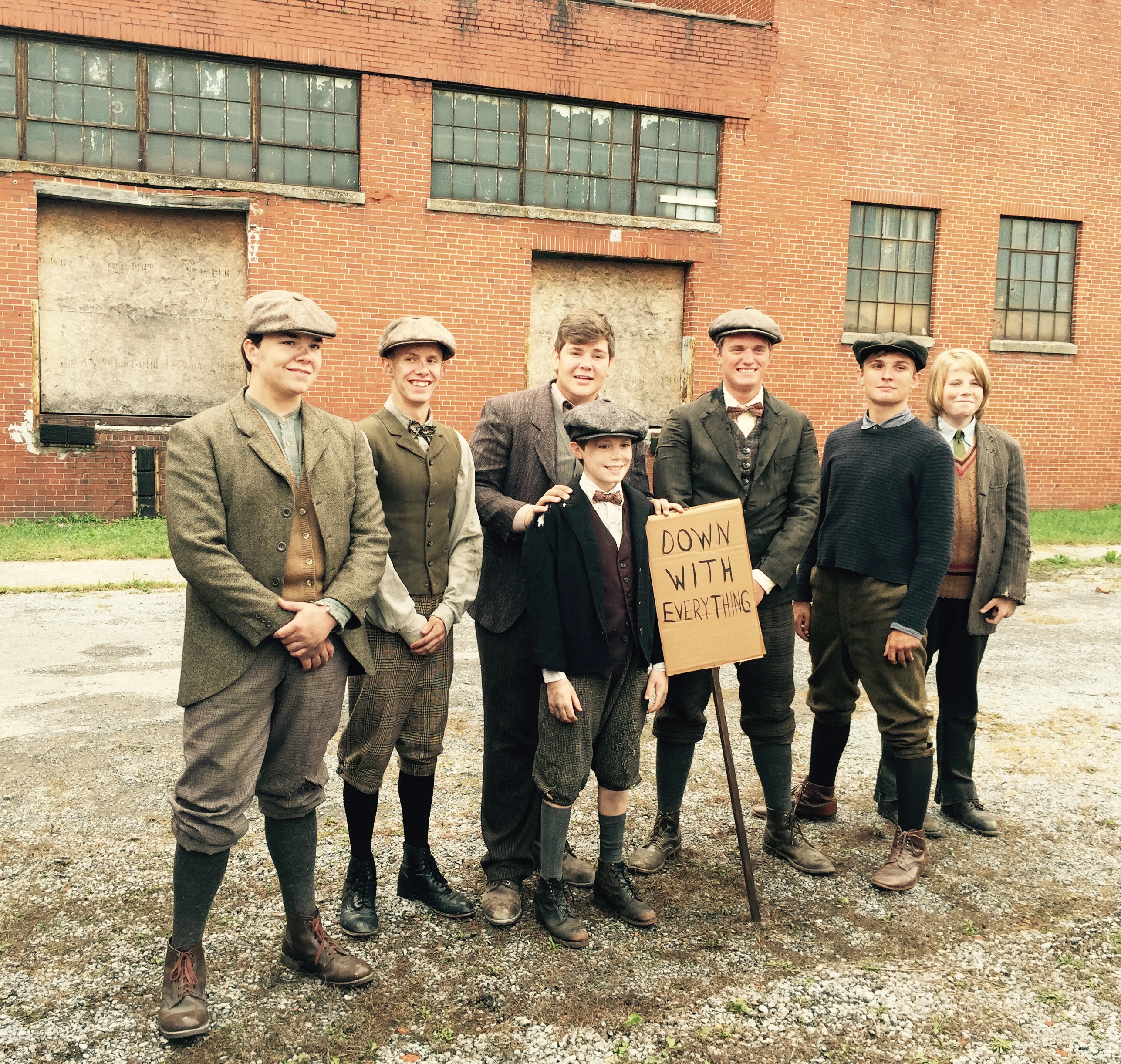 Newsies and Kid Blink BTS of American Genius