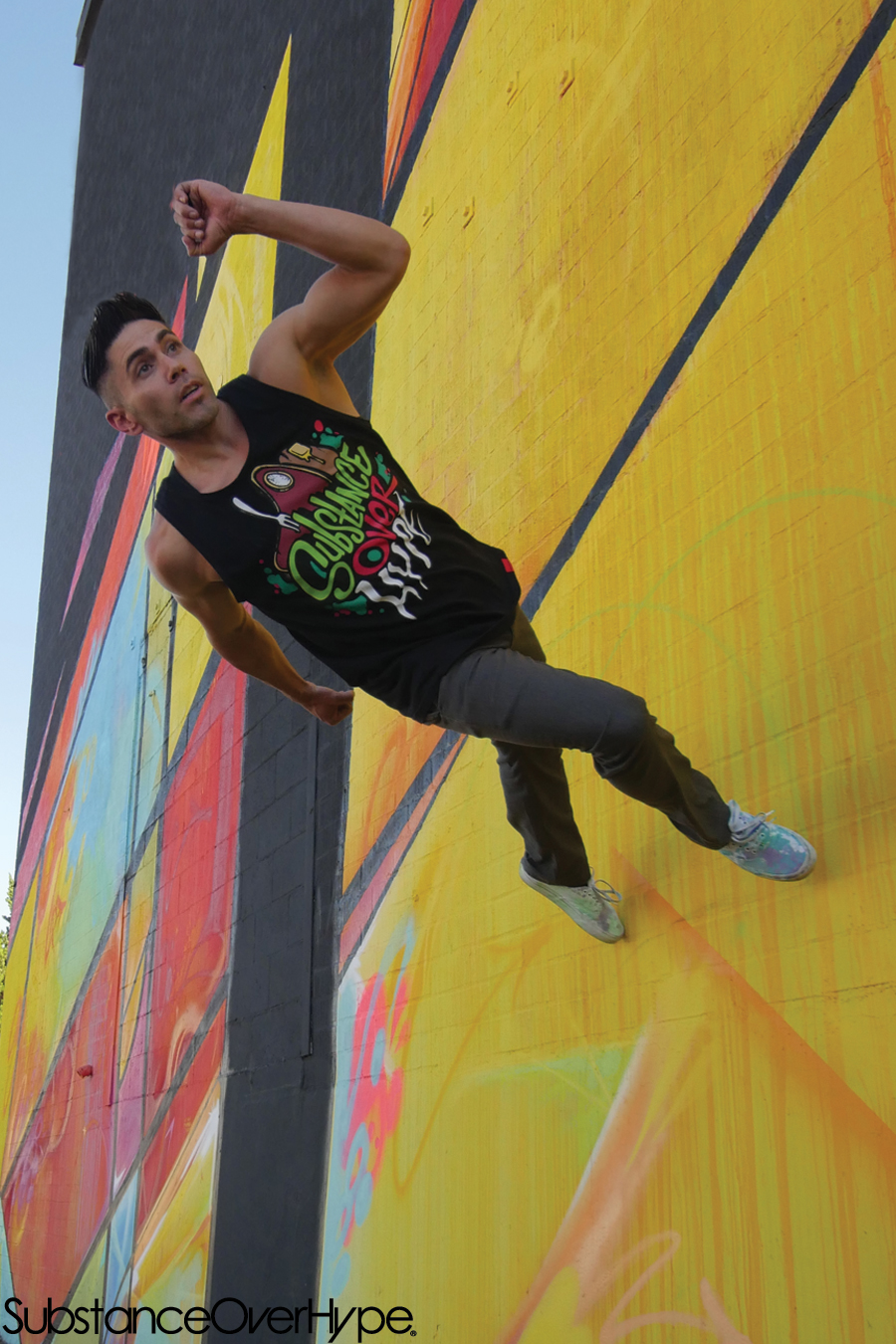 Running on a wall :)