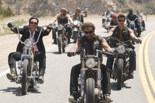 Still of Michael Madsen, Eric Balfour and Larry Bishop in Hell Ride (2008)