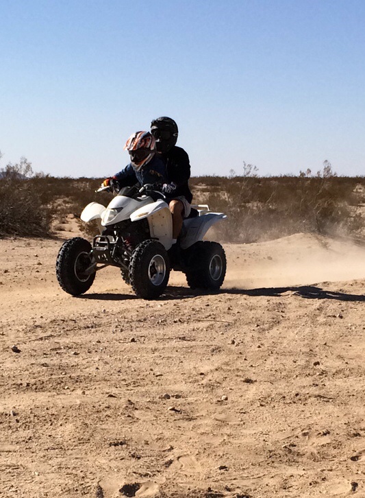 2014..Teaching my son quad safety. Awesome time