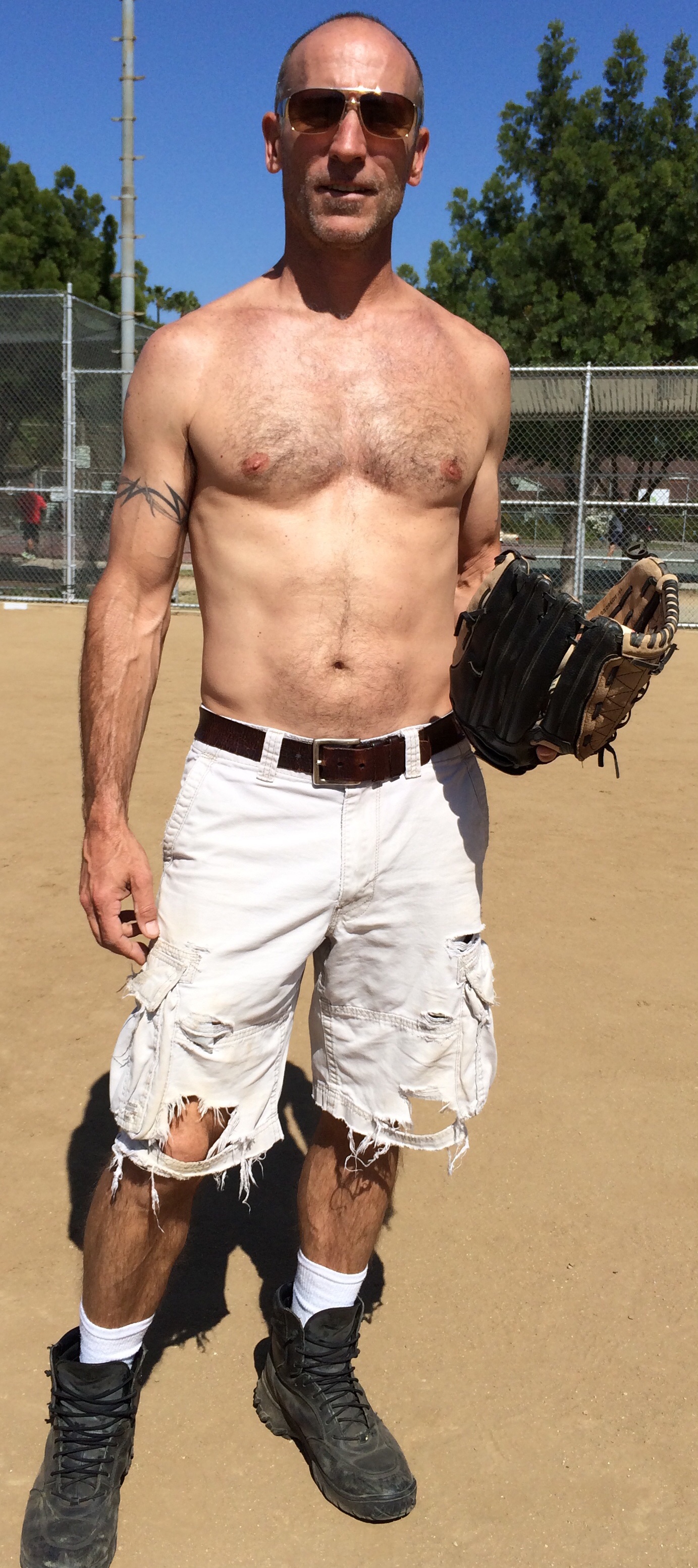 Baseball practice with son April 2014