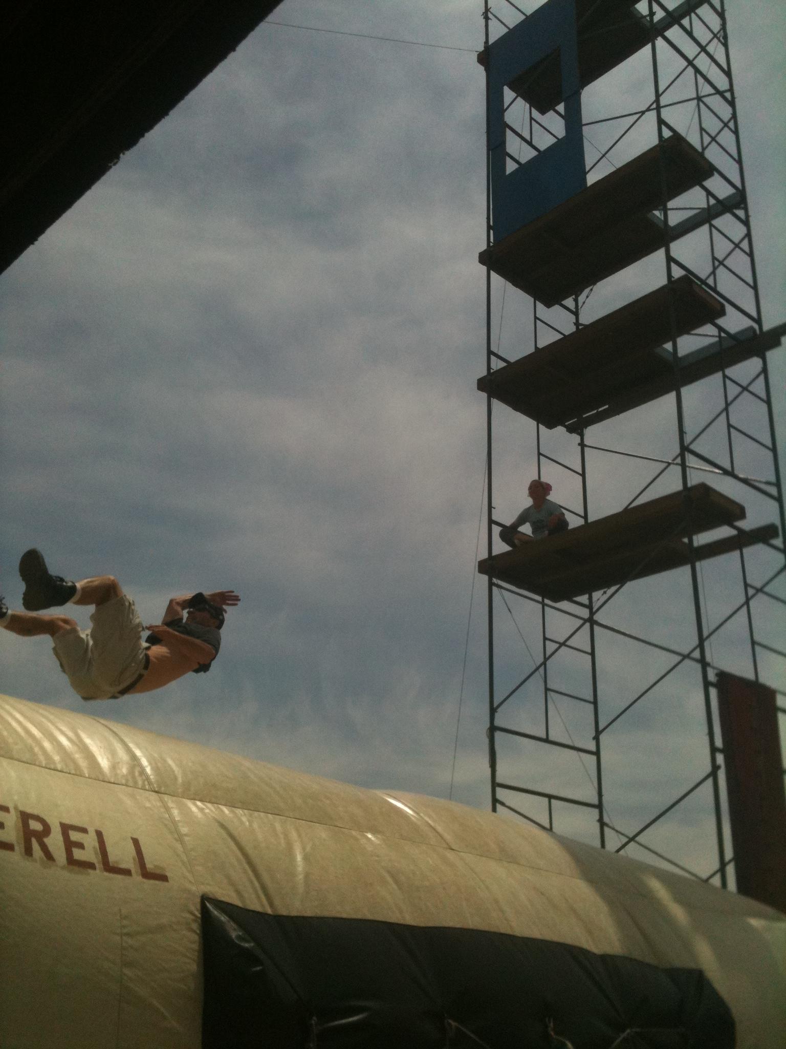 High Fall Stunt Training