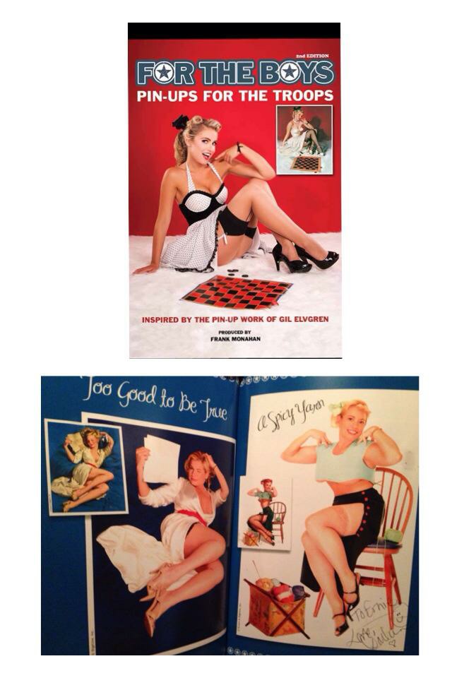 Tear sheet for Darleen McKinstry's 2 page spread in the pinup book 