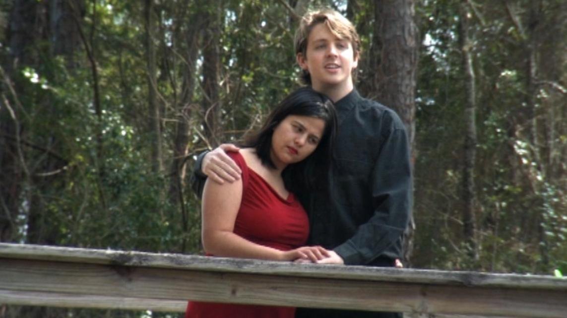 Still of Sophia A. Hart and Ryan Ziegler in Misread (2010)