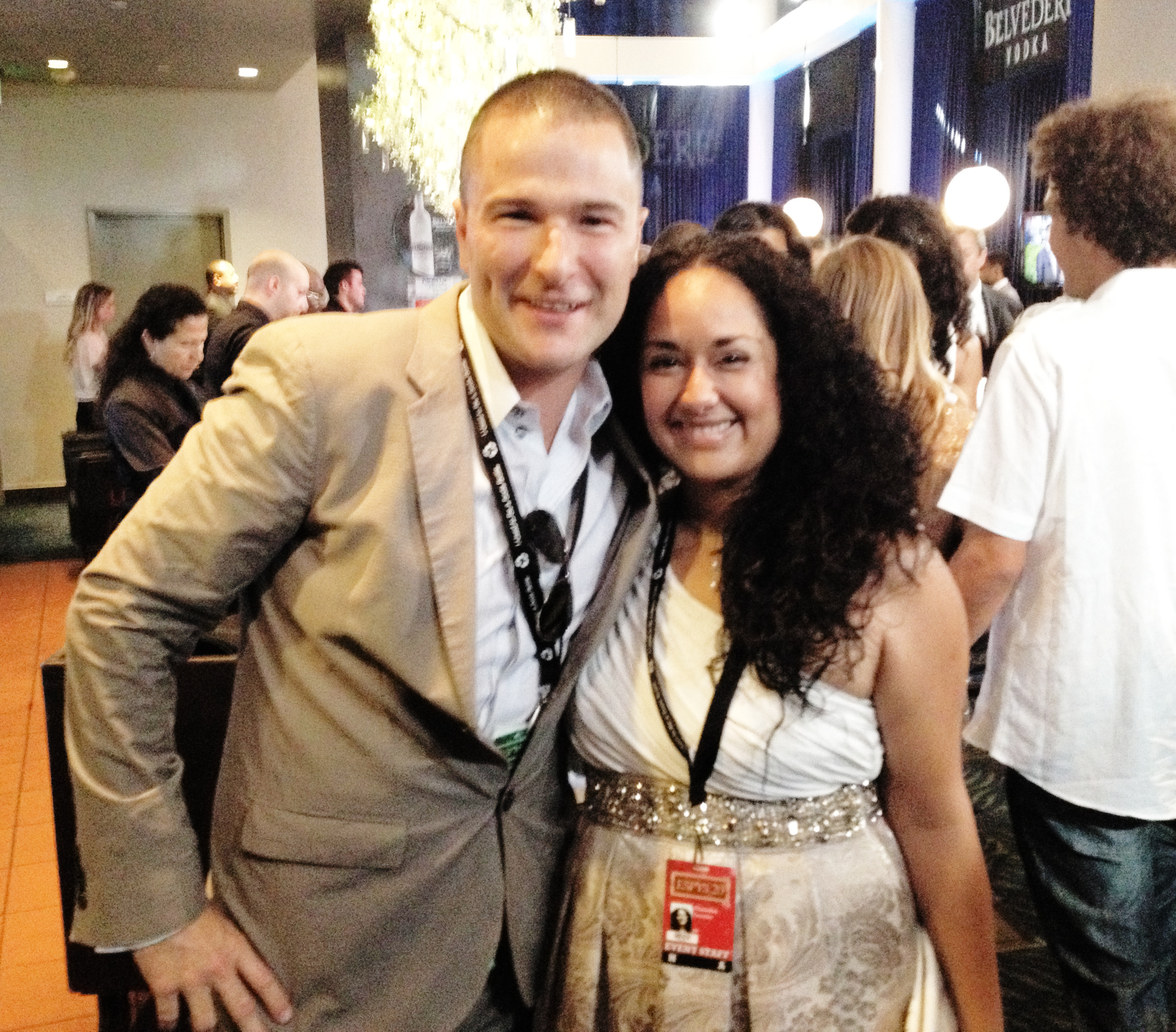 Claudia Castillo & Matthew Brady (MRB Productions) @ the 2012 Espy Awards