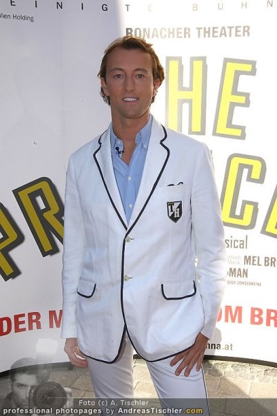 Prince Mario-Max Schaumburg-Lippe, TV-host opening The Producers Musical