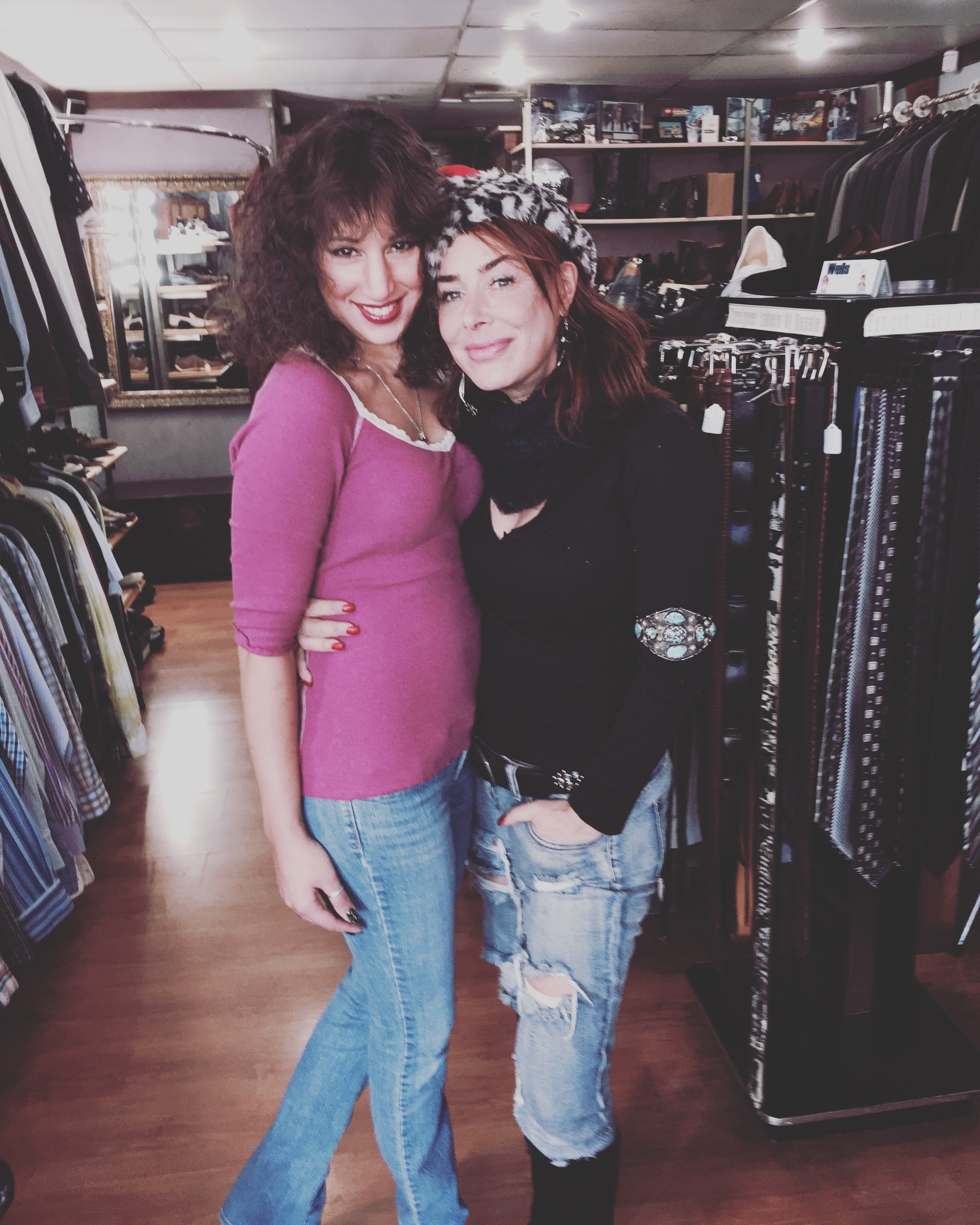 Laura Madsen with Actress Claudia Wells (a.k.a. the original Jennifer Parker from Back to the Future)