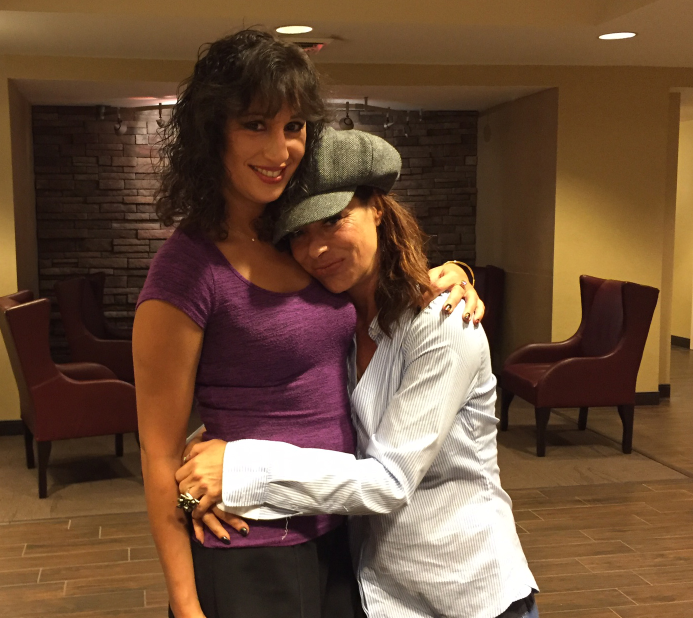 Laura Madsen and Actress Claudia Wells of Back to the Future