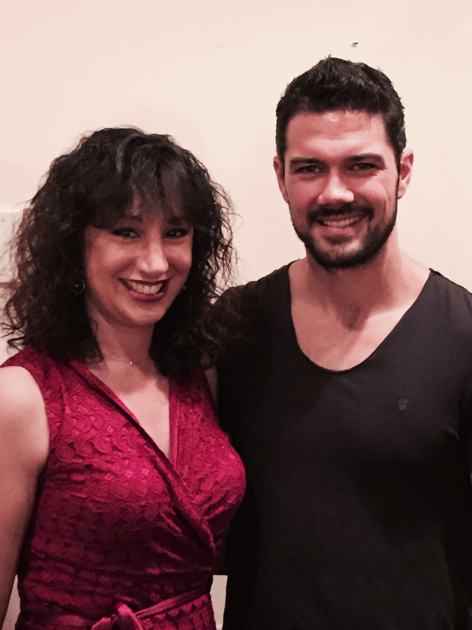 Laura Madsen with actor Ryan Paevey