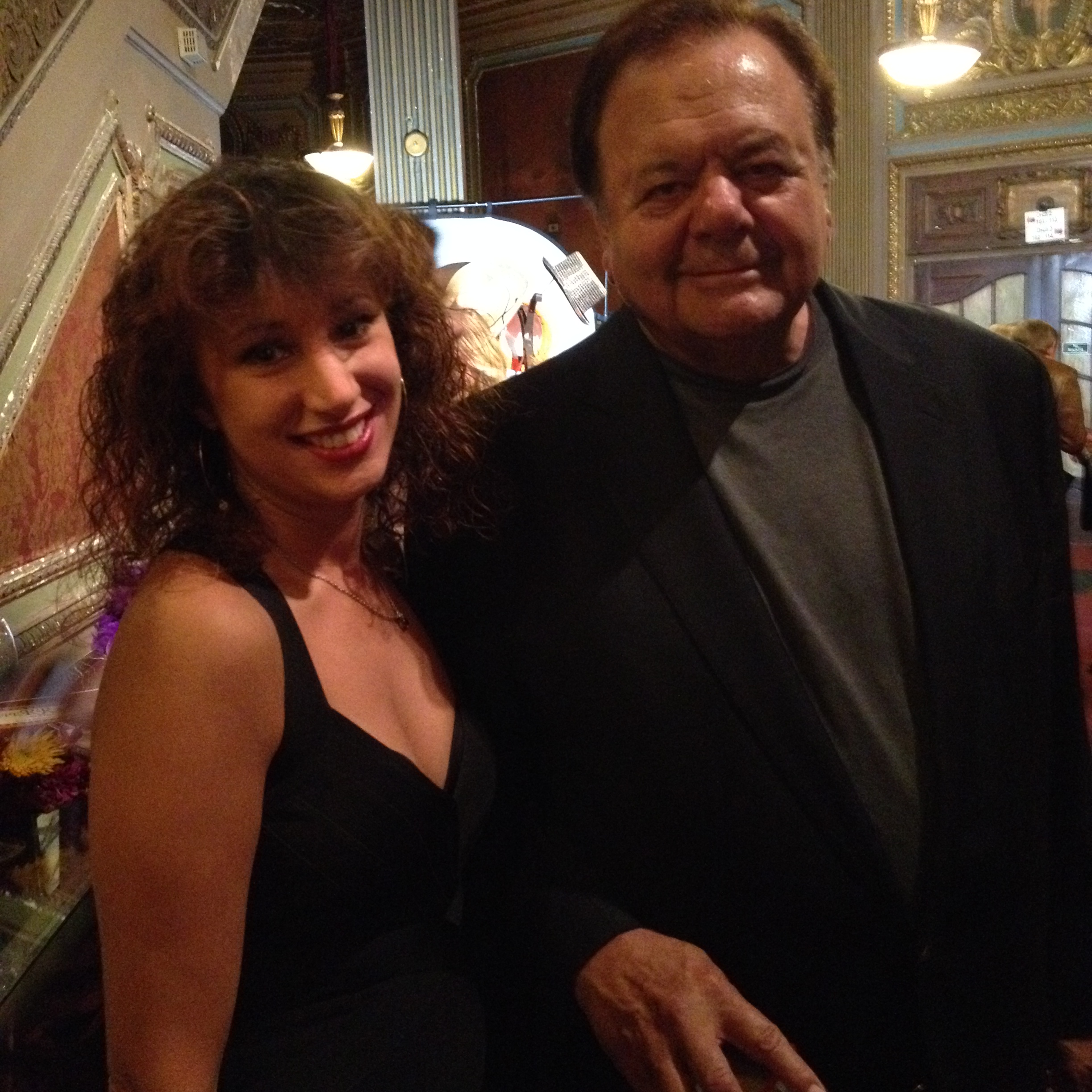 Laura Madsen with Paul Sorvino