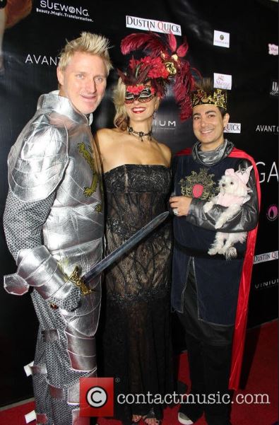 Designer Betty Long (What A Betty) with Patrik Simpson and Pol Atteu for Avante Garde Magazine Alchemy & Masquerade Princely Ball. Hosted by What A Betty. www.whatabetty.com