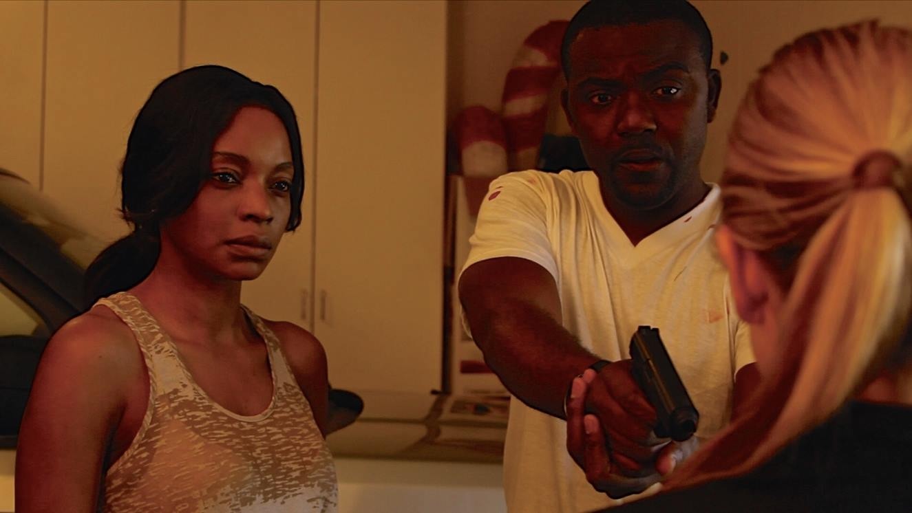 Still of Bibi Nshimba, Tito Londole and Vanessa Martini in Unexpected Guest