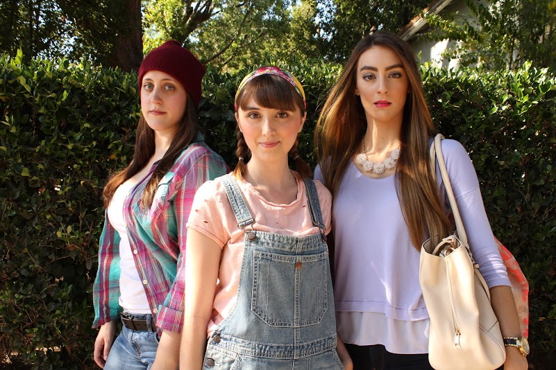 Lead actors of the web series, Karmic. Josie (Jessica Sabatini), Sage (Scarlet Sheppard), Margot (Melanie Price)