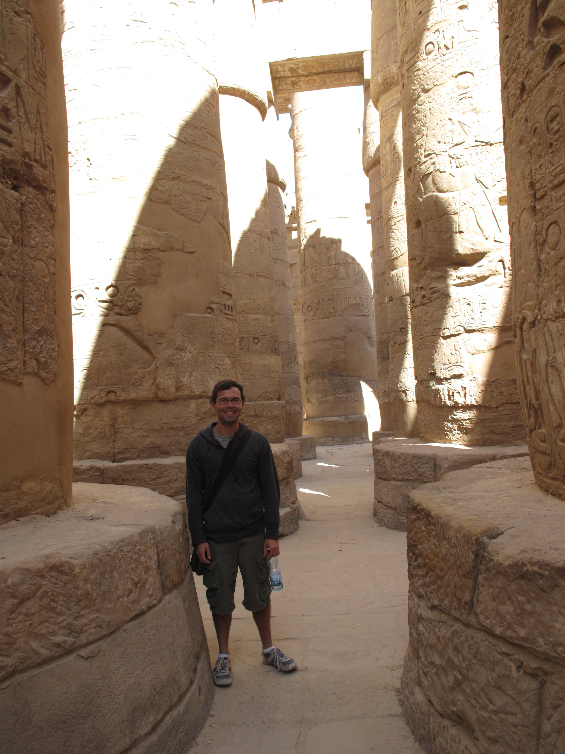 This is a picture of me in a temple complex in Egypt.