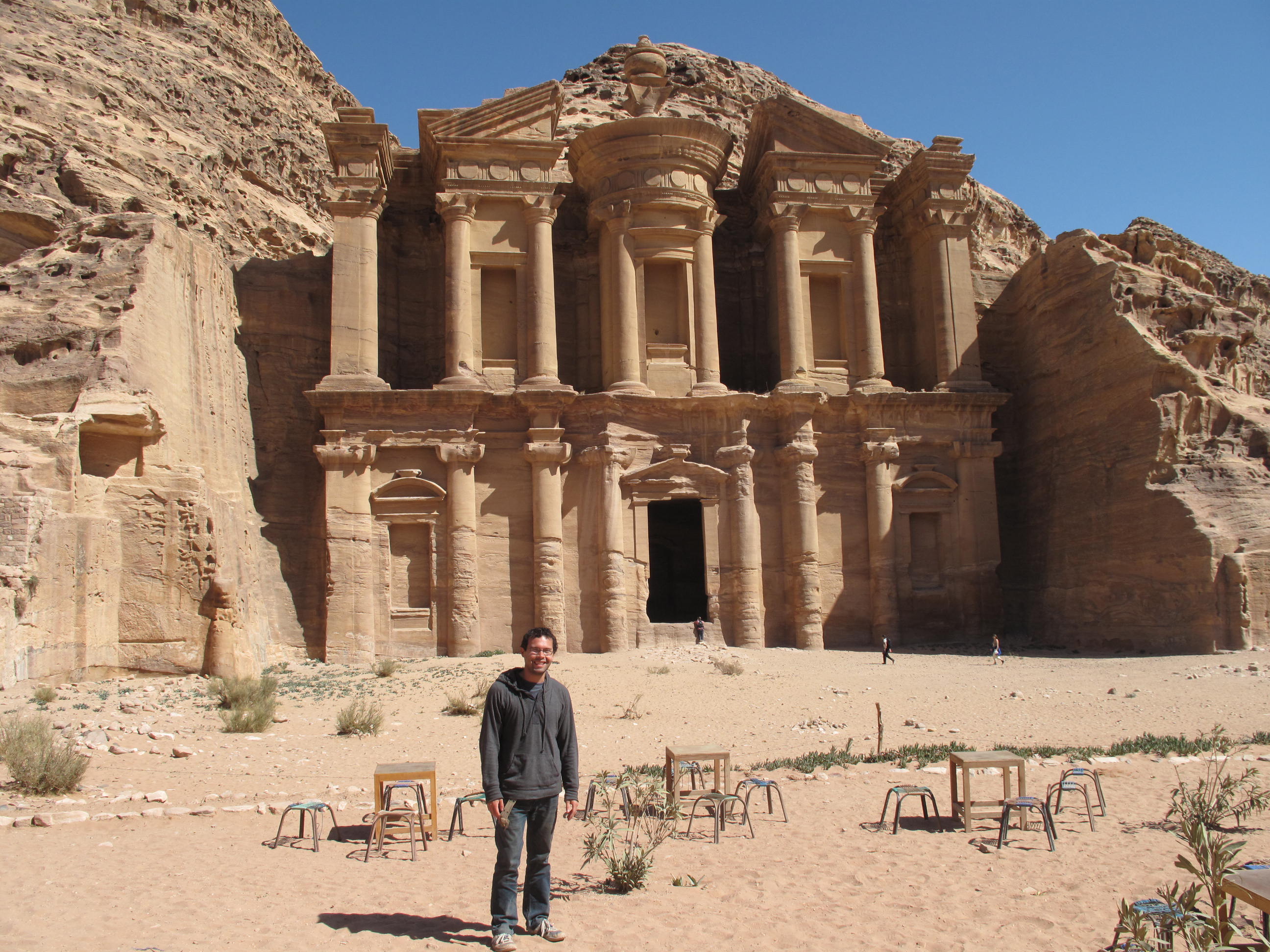 This is me at the Monastery in Petra.