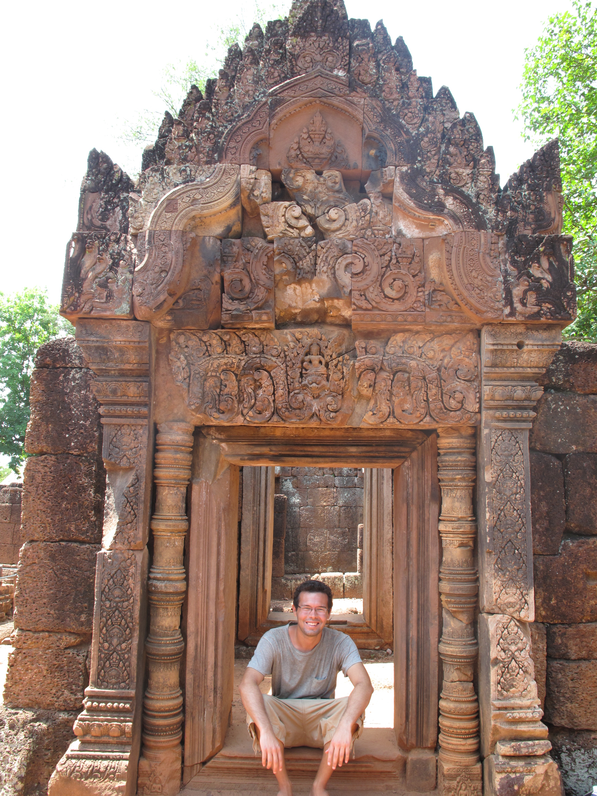 This is a picture of me in Cambodia during my around the world trip.