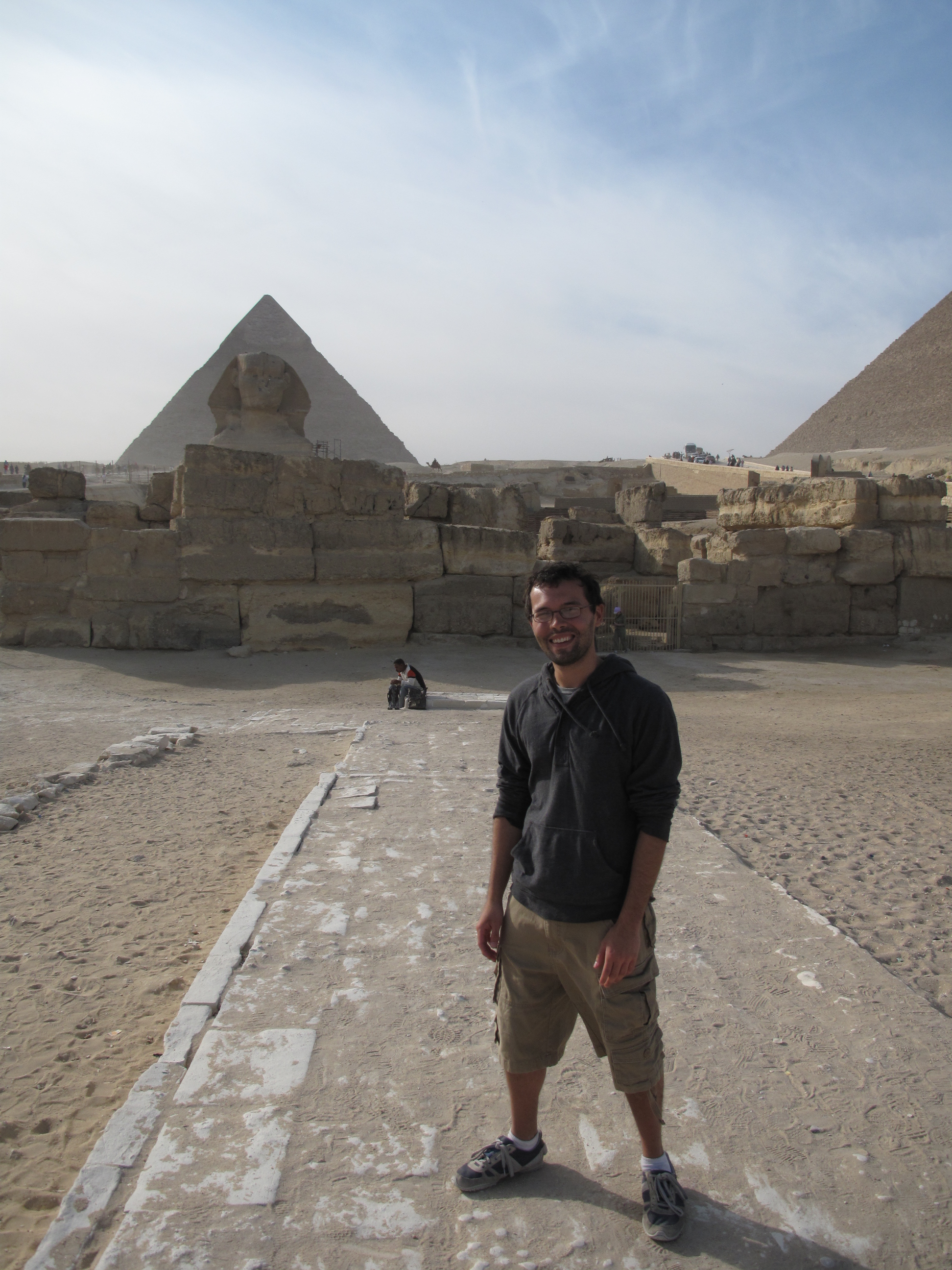 This is a picture of me in Egypt again.