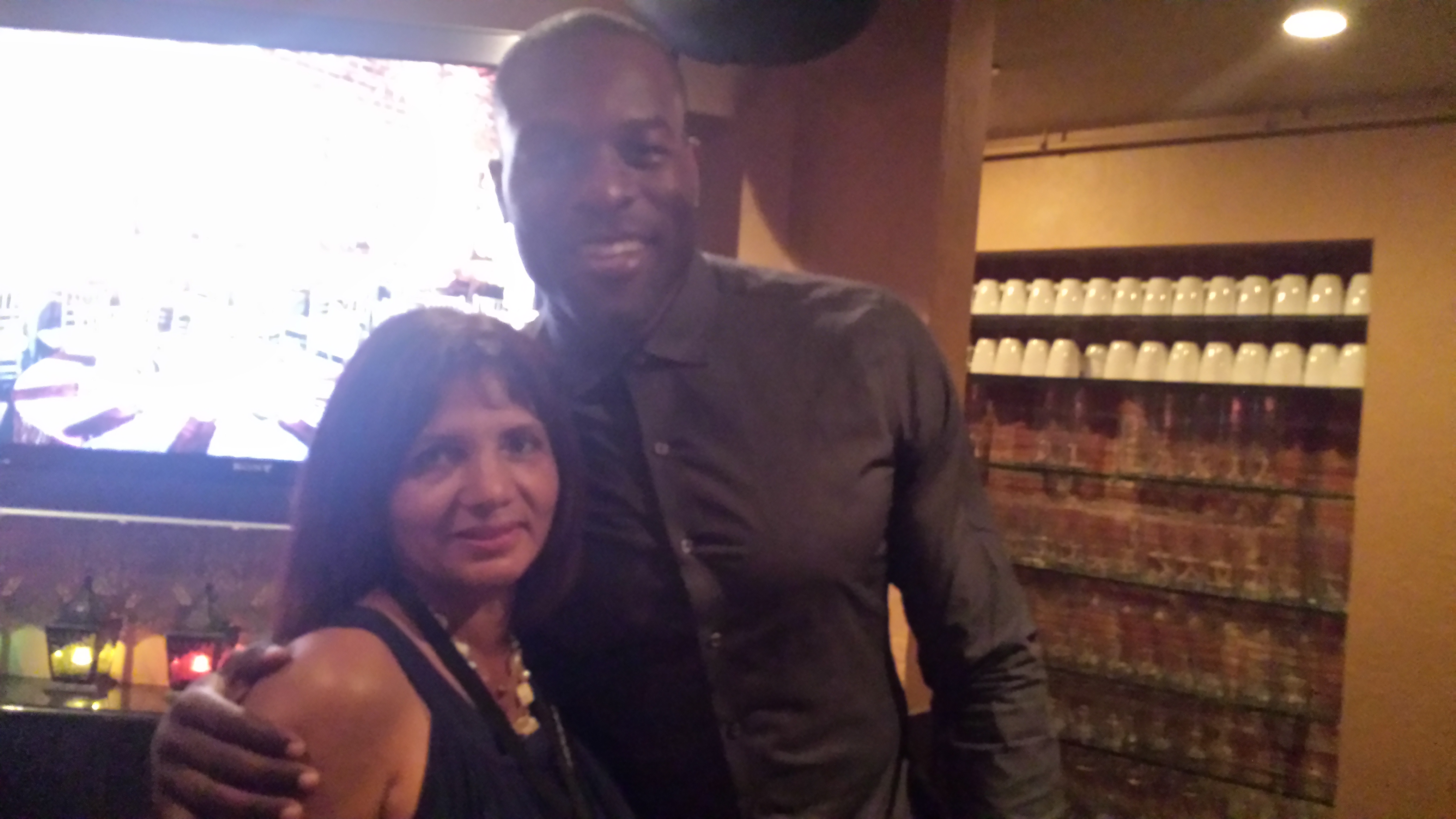 At Premiere for 'Unsullied' with the Director Simeon Rice of football fame. Great film, Aug 22 in FL. Wonderful time and all were so courteous and fun.