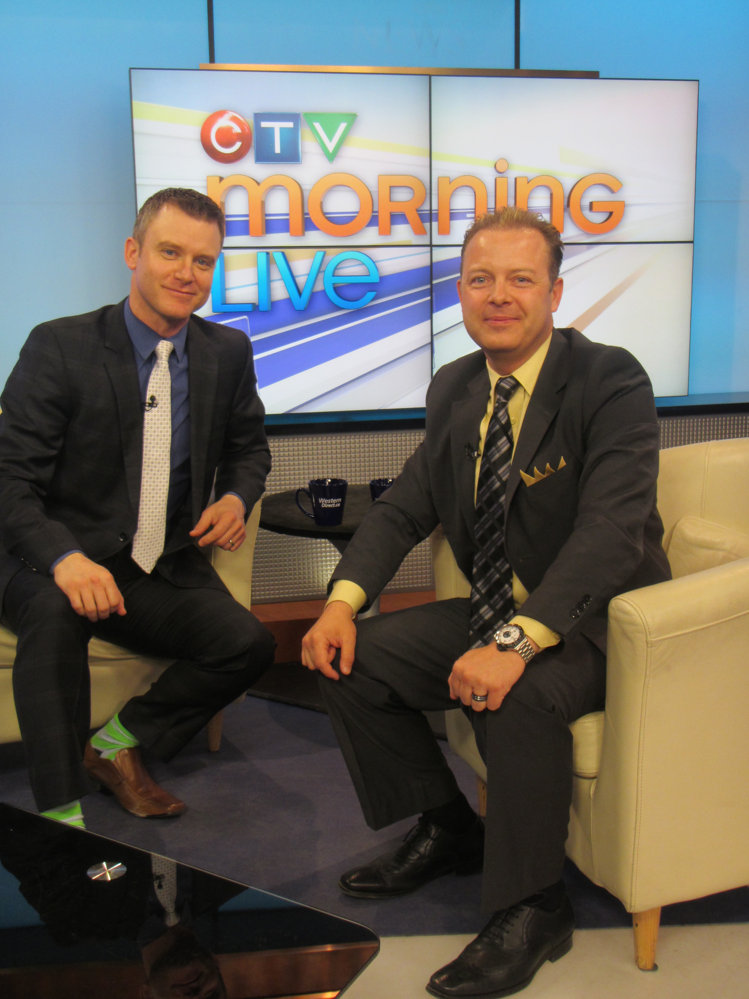 On CTV Morning Live promoting The Gratitude Experiment