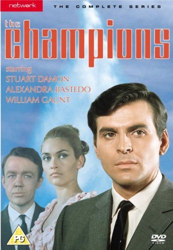 Alexandra Bastedo, Stuart Damon and William Gaunt in The Champions (1968)