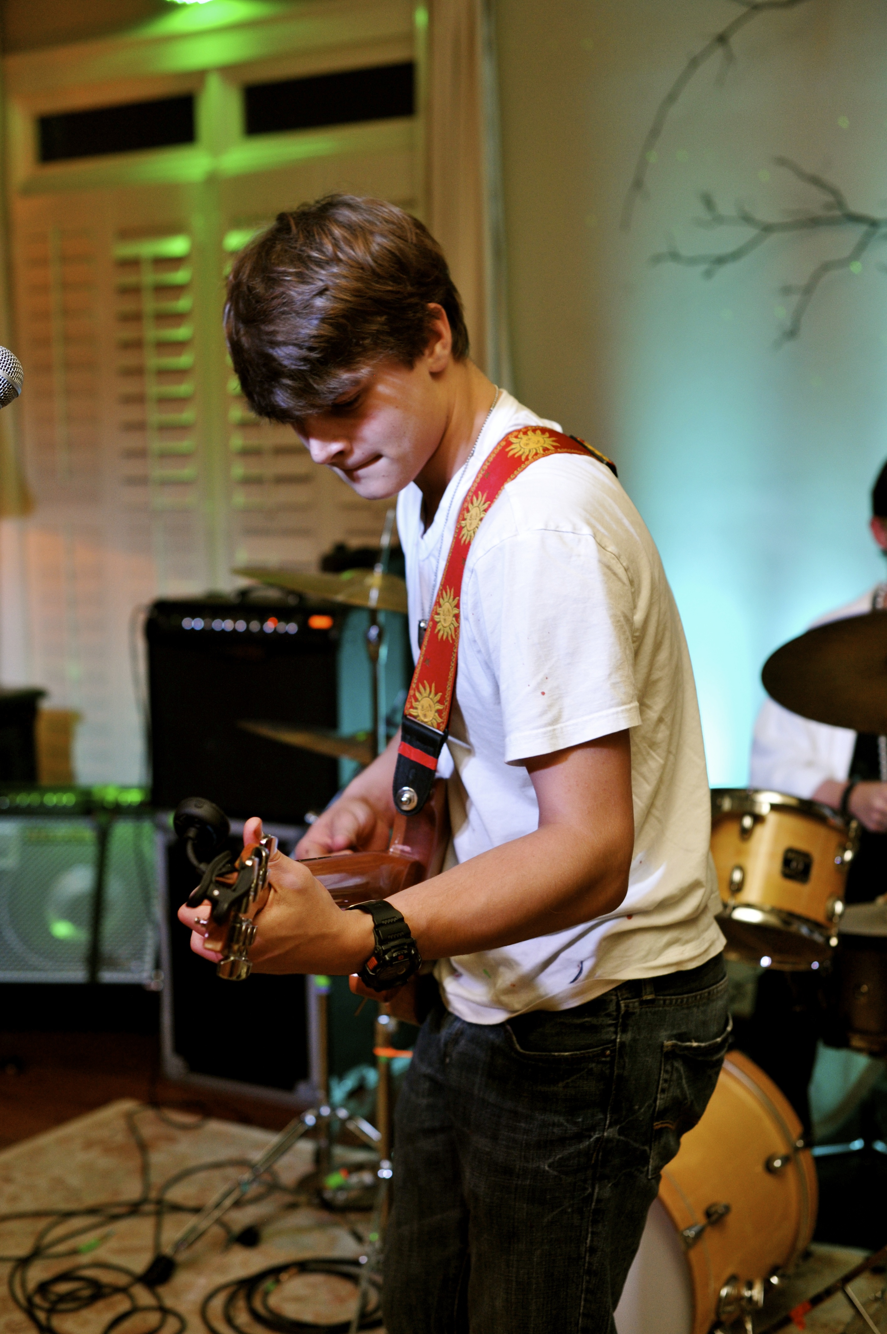 Jack on acoustic guitar