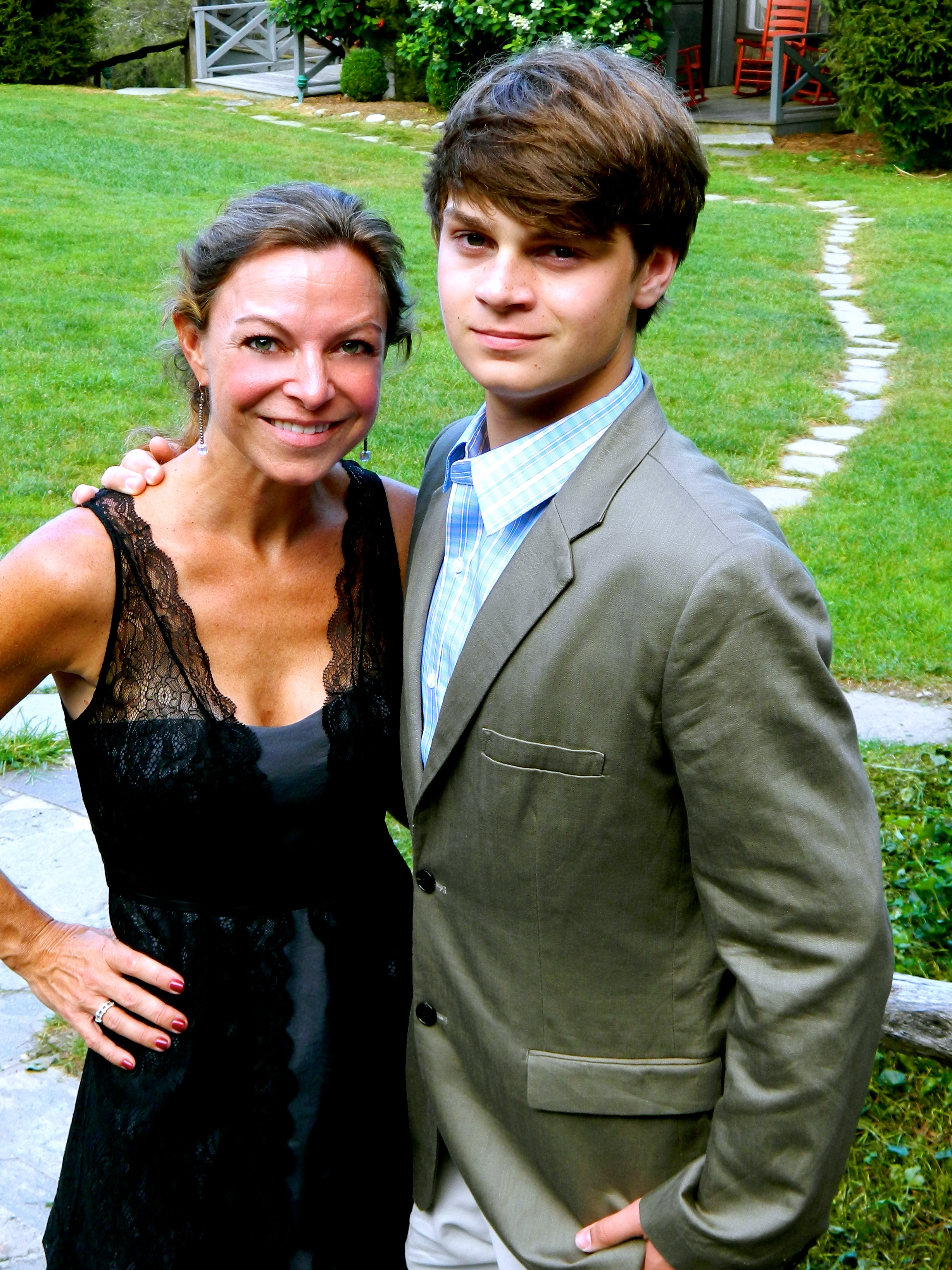 Momma & Jack at High Hampton My first summer cancer free!