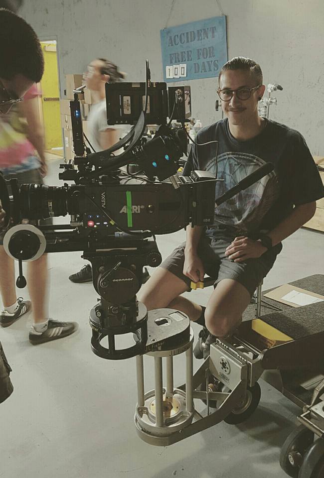 On set with the Arri Alexa as 1st Assistant Camera