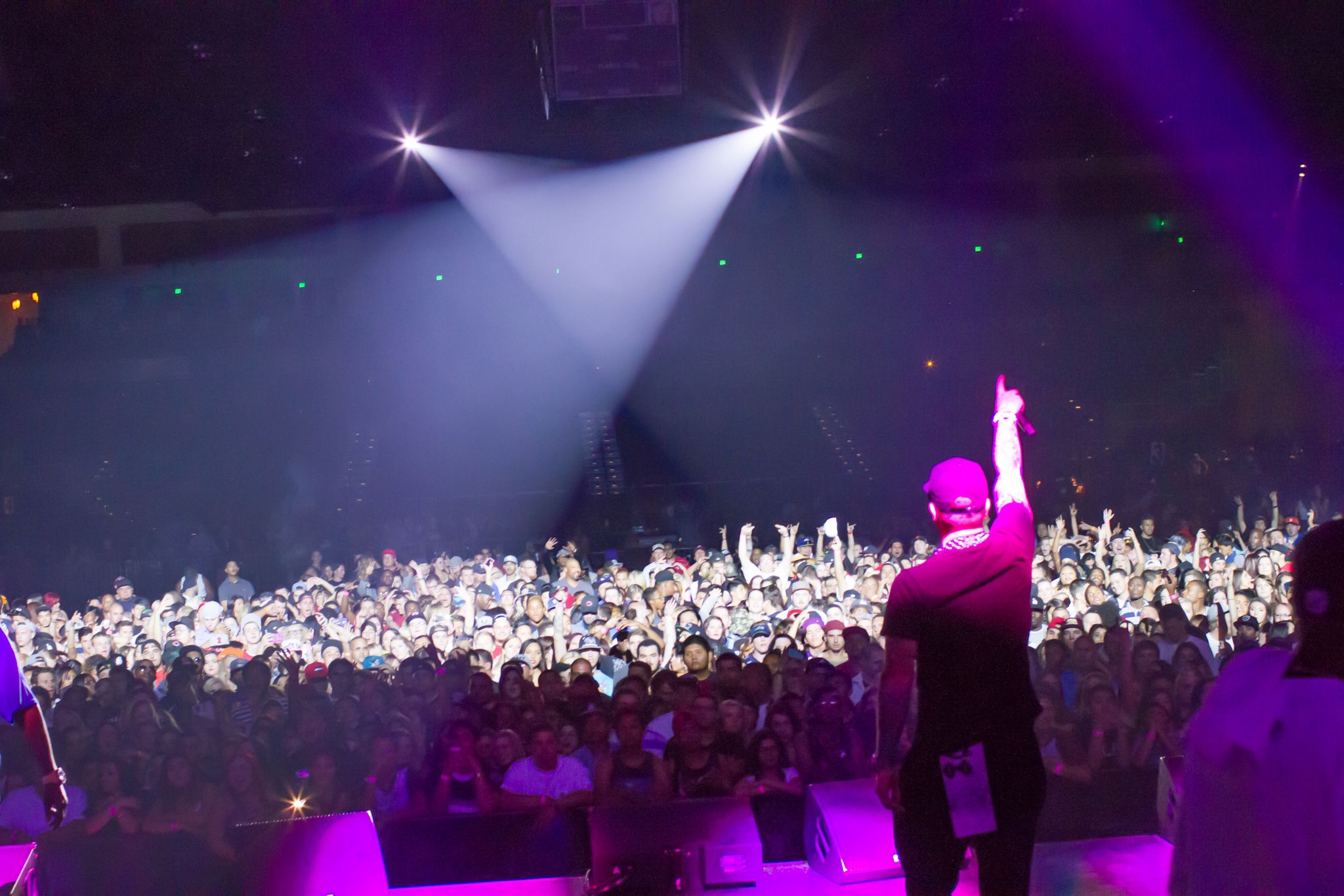 Ditch onstage rocking Reno events center