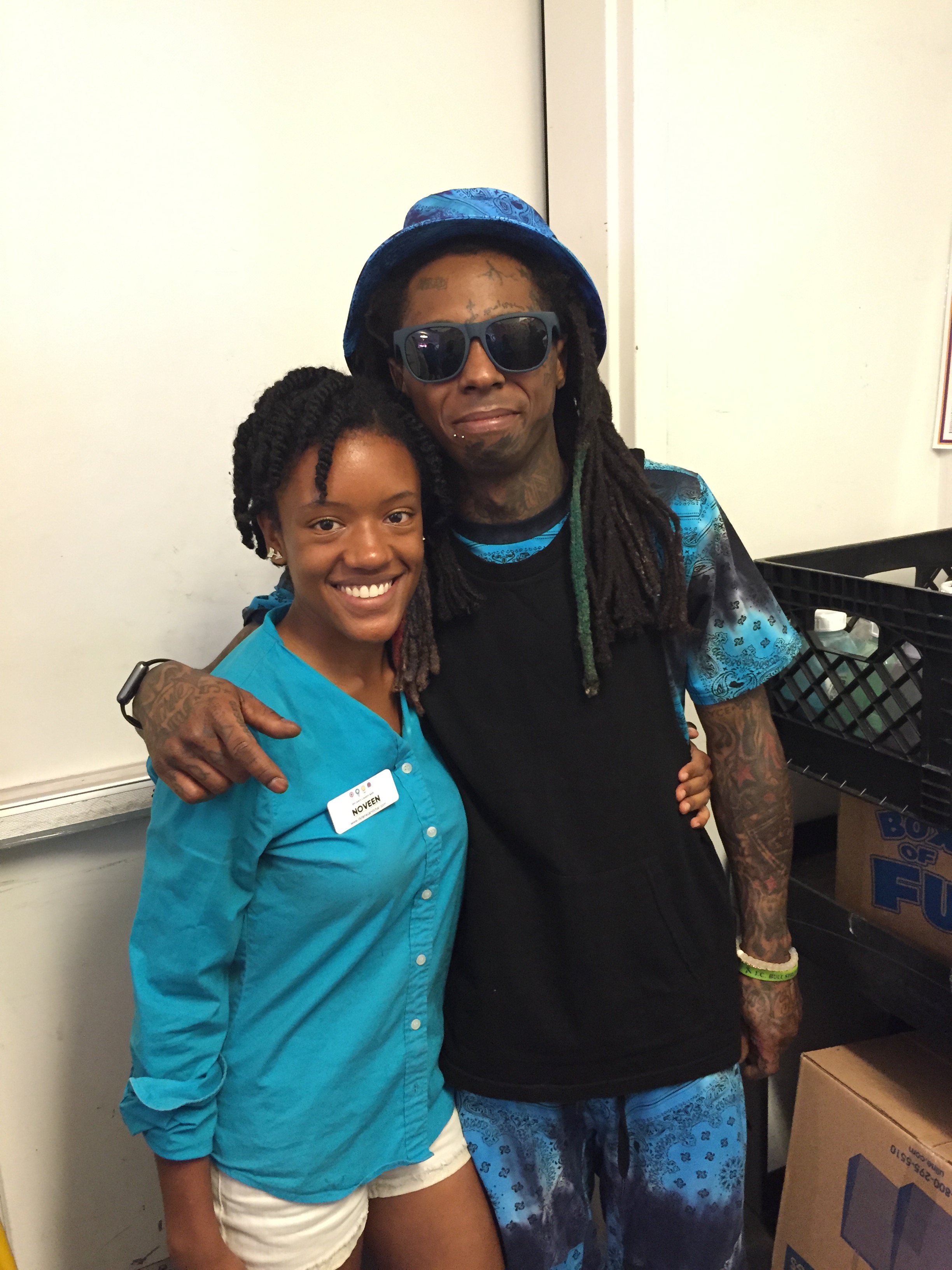 Lil' Wayne and Noveen Crumbie