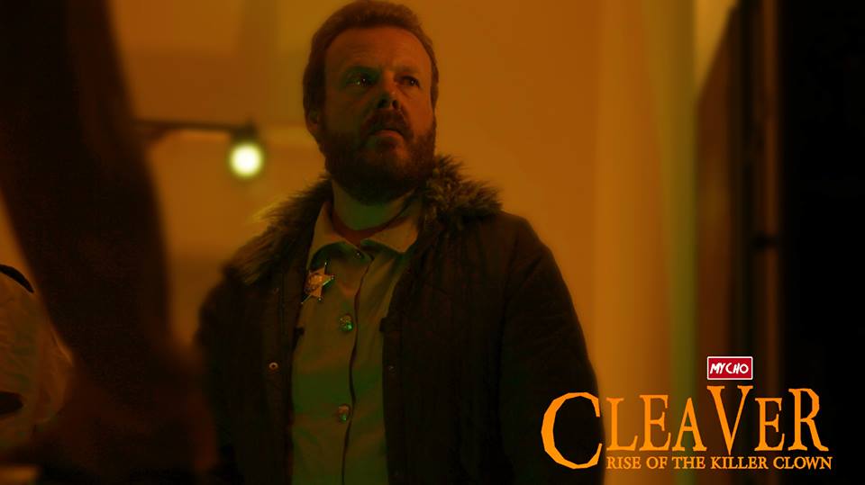 Dean Sills as Sheriff Hoffman in 'Cleaver: Rise of the Killer Clown'