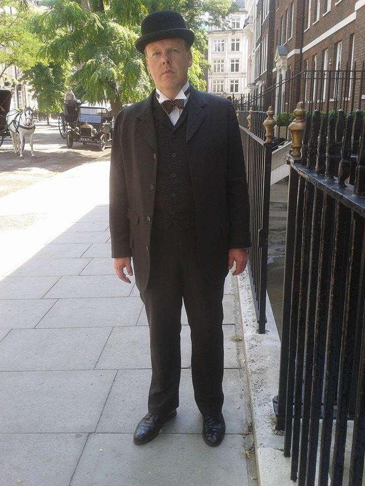 Dean Sills on the set of 'Mr Holmes'