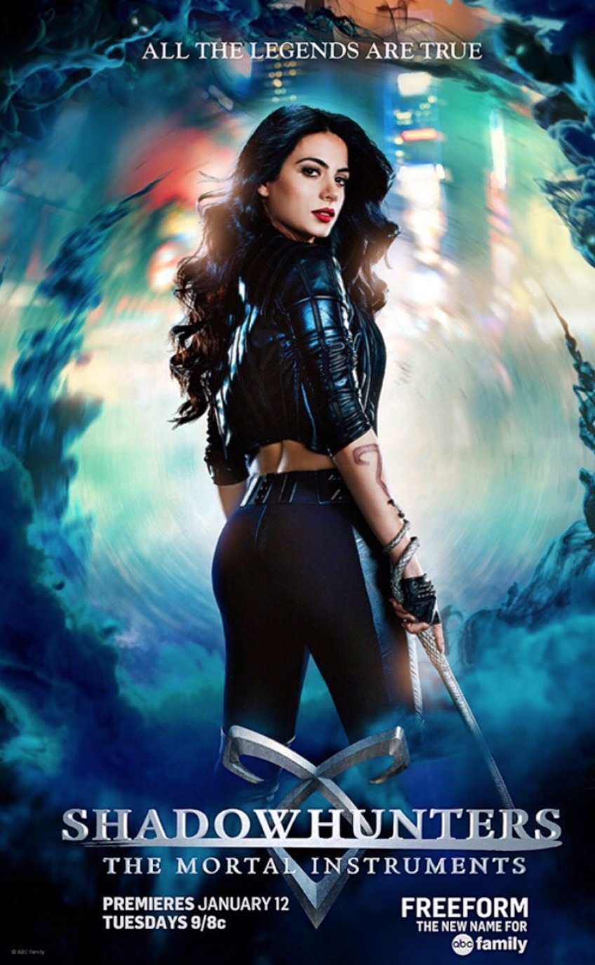 Poster of Emeraude Toubia for Shadow Hunters