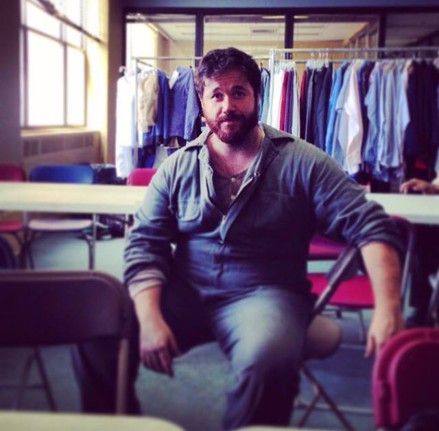 Sam Chamas on the set of Ascension (2014)