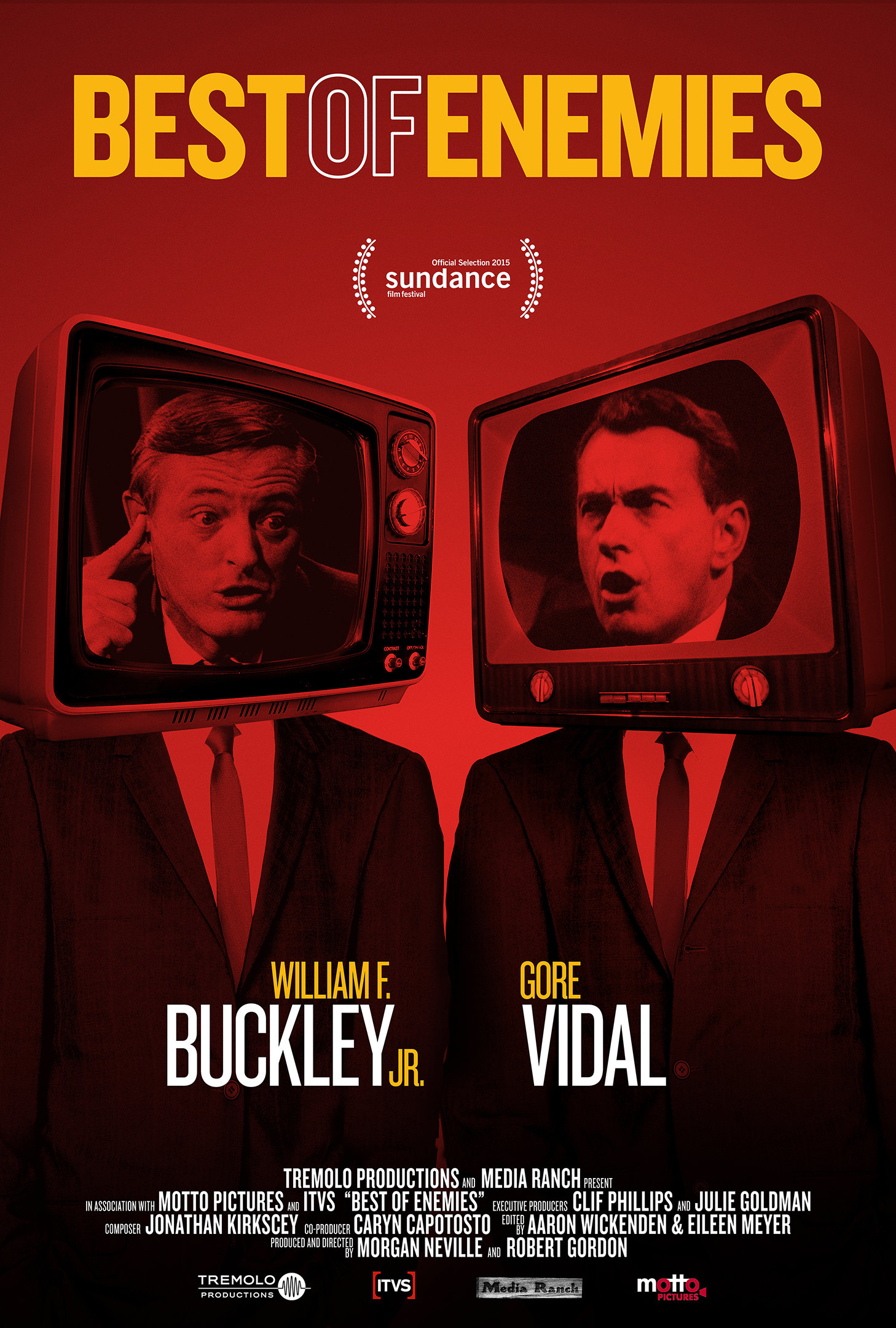 Gore Vidal and William F. Buckley in Best of Enemies (2015)
