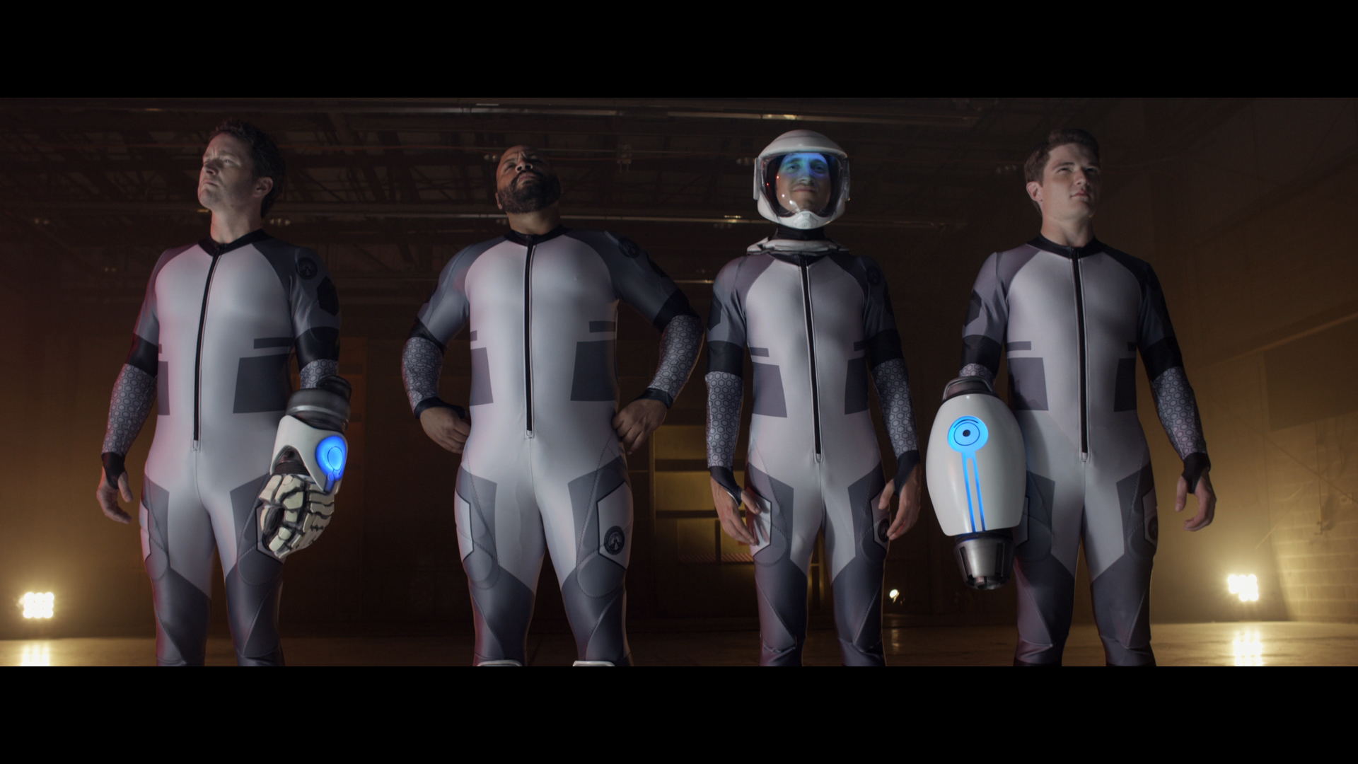 Still of Colton Dunn, Gavin Free and Michael Jones in Lazer Team (2015)