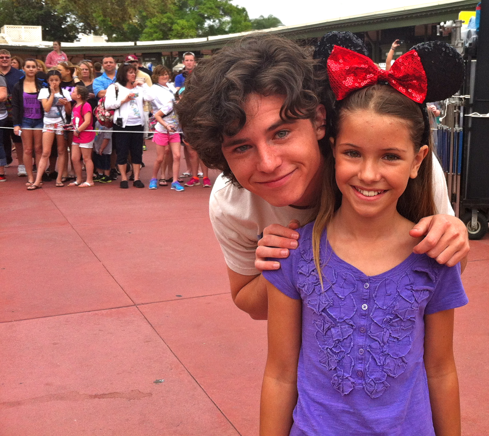 On the set of The Middle with Charlie McDermott who plays Axl Heck