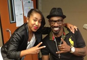 With Charlie Murphy at Radio One Baltimore
