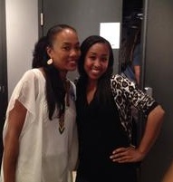 With Sonja Sohn at The Real News Media Event