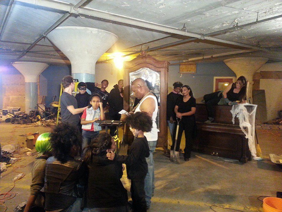 On Set for El Nacho Commercial by Theater and Me LLC