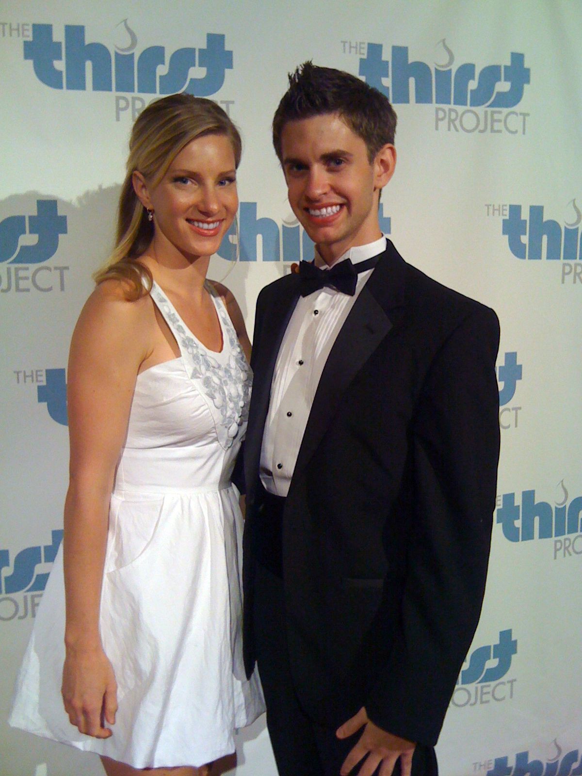 Nick Bolton and Heather Morris attend The Inaugural Thirst Gala, benefitting The Thirst Project, at Casa Del Mar.