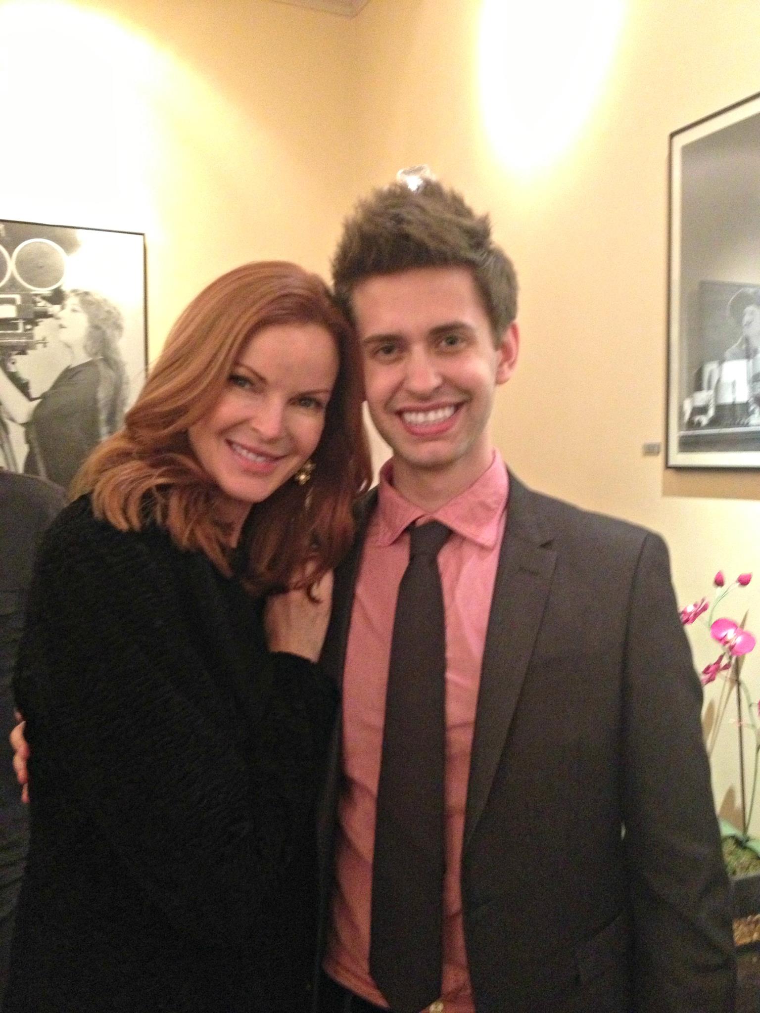 Marcia Cross and Nick Bolton attend a screening of 