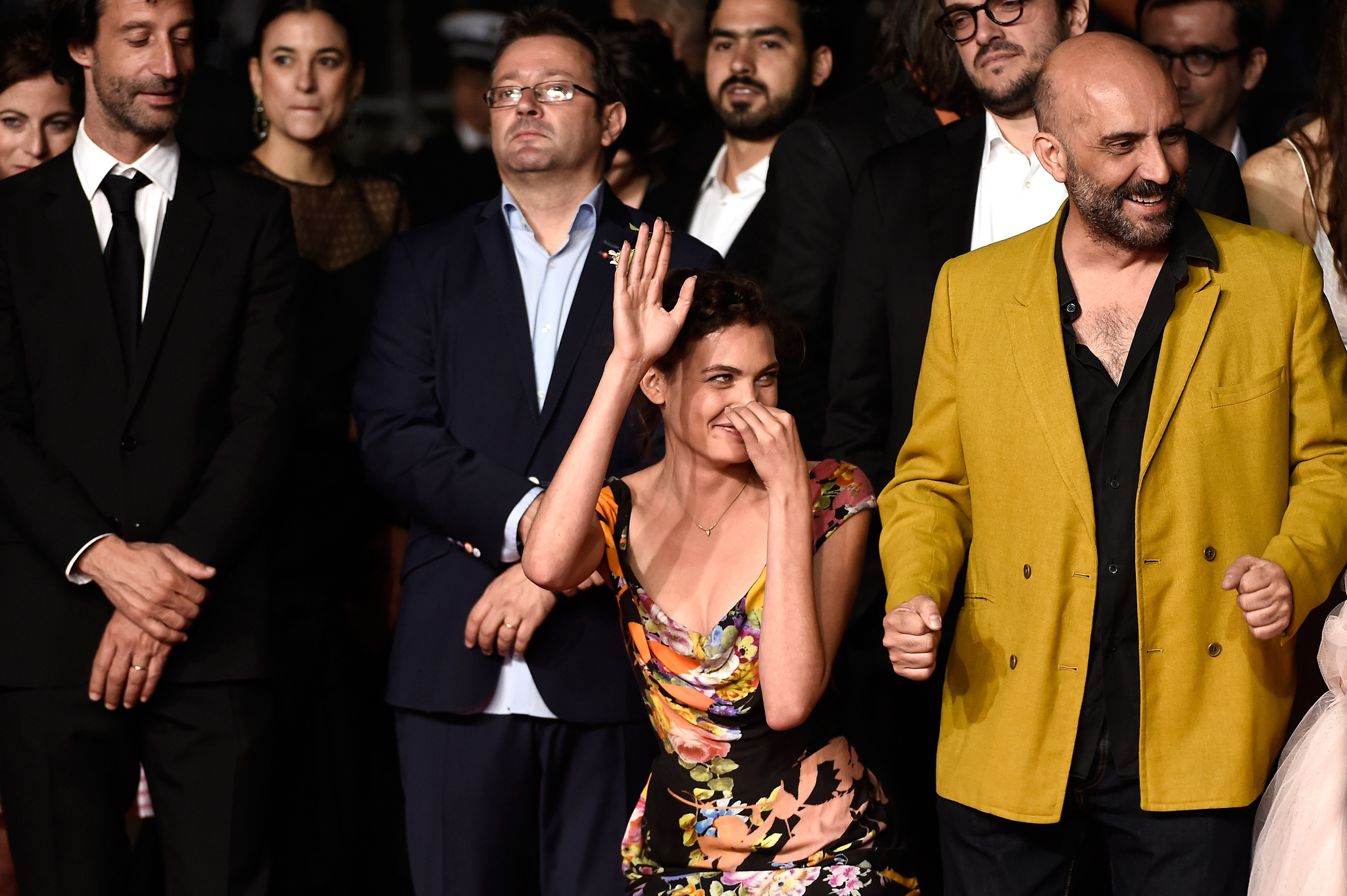 Gaspar Noé and Aomi Muyock at event of Love (2015)