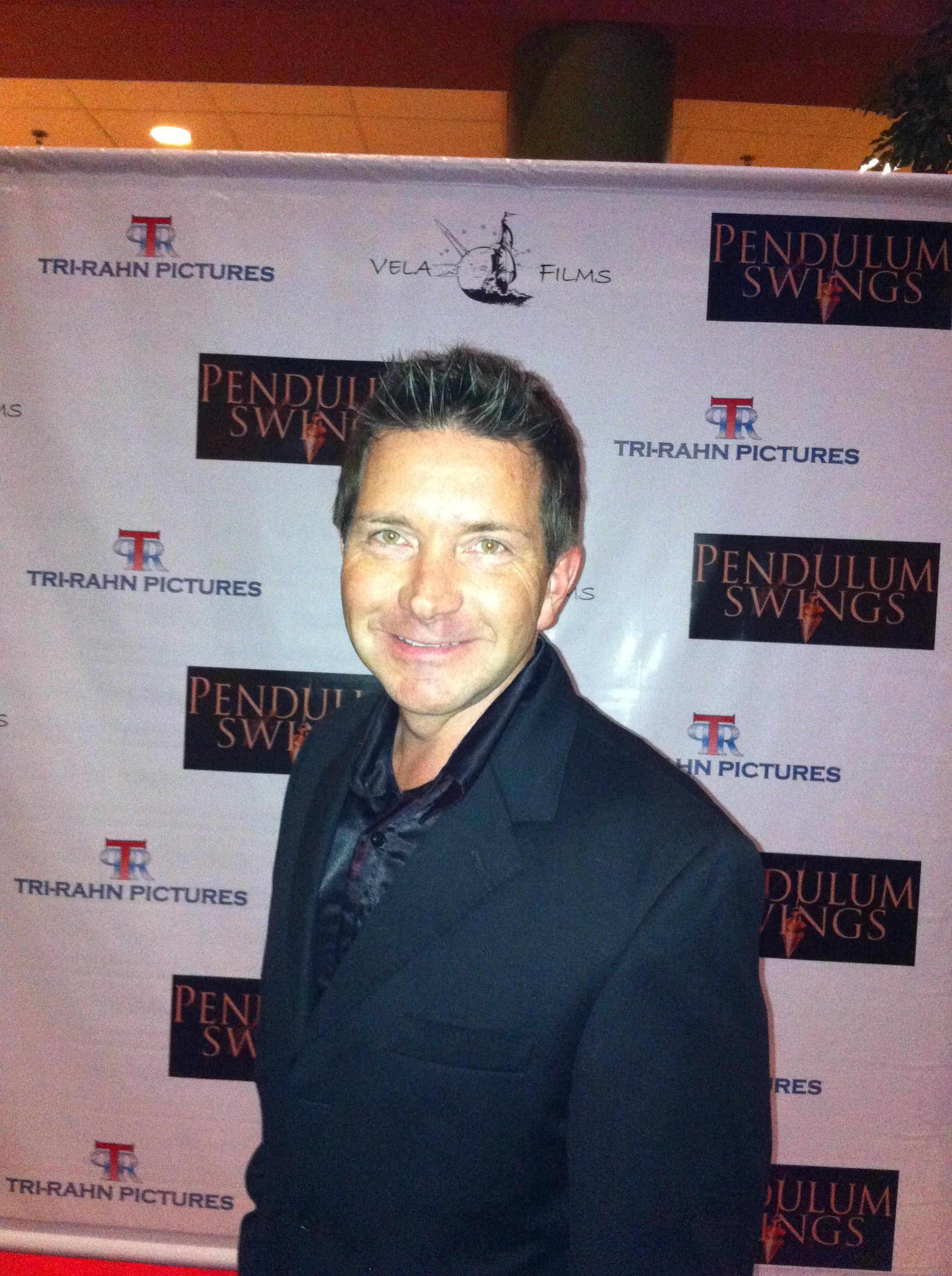 David Schifter at red carpet premiere of 
