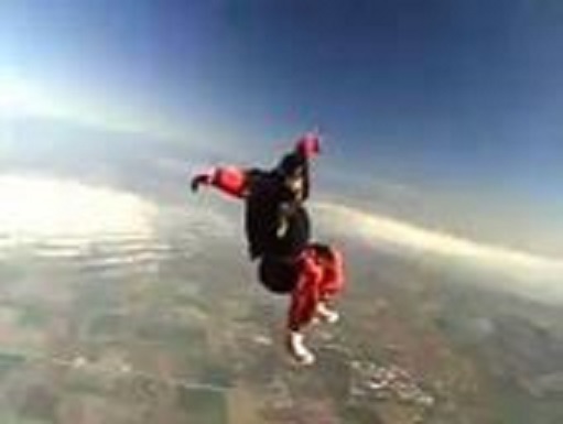 SitFlying over Skydance Skydiving at Davis California