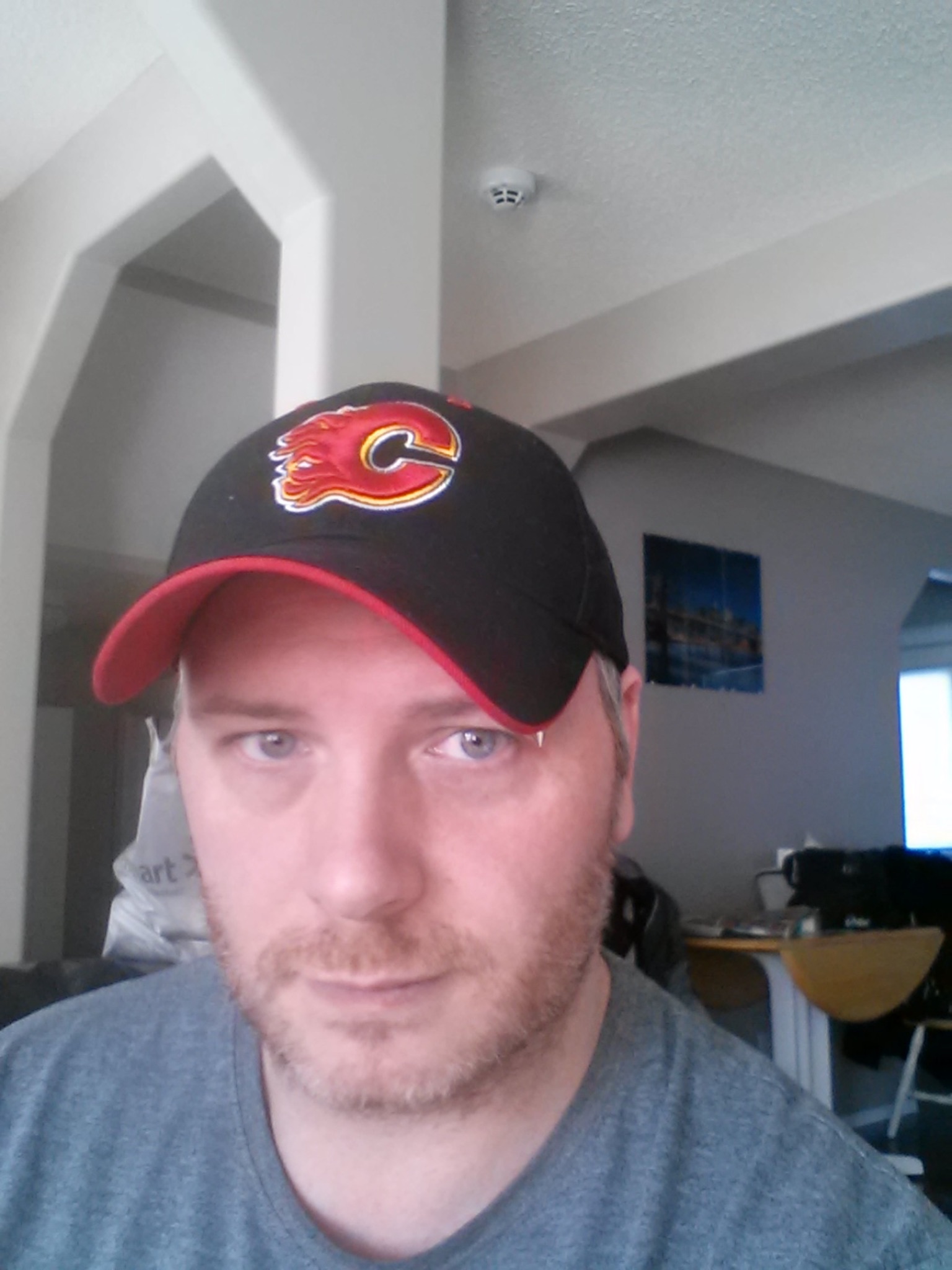 Me showing support for the Flames